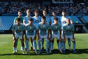 Once inicial del Celta Fortuna ante el Barkaldo